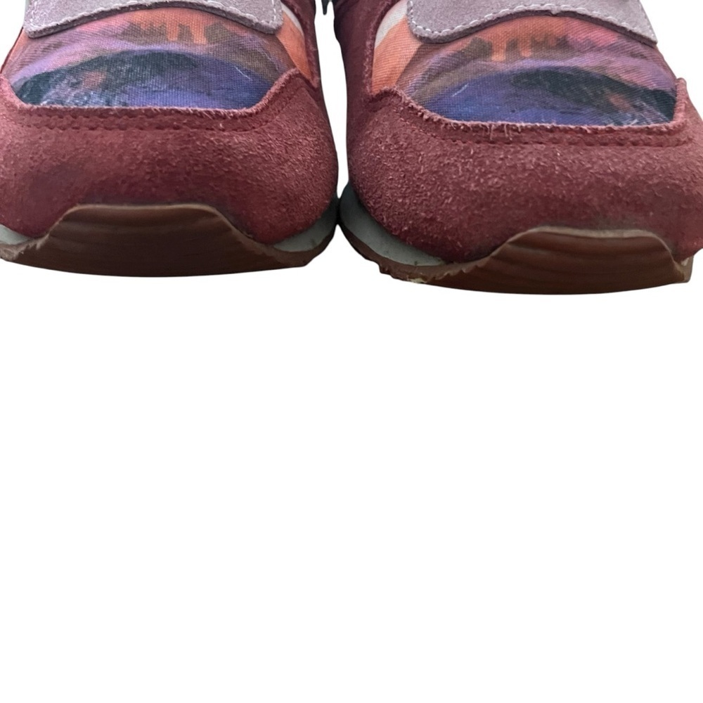 Inkkas Andes Jogger Handcrafted Artisan Pink suede mountains red and pink SZ 8 - Picture 11 of 14
